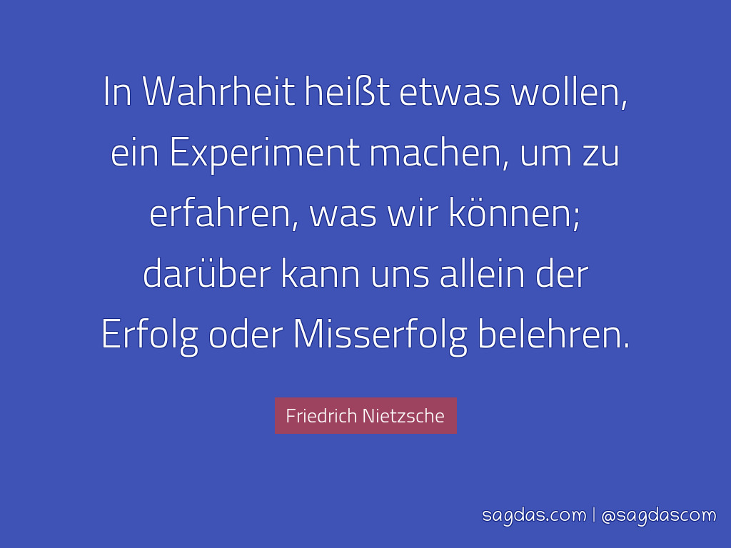 Friedrich Nietzsche Zitat In Wahrheit Heißt Etwas Sagdas