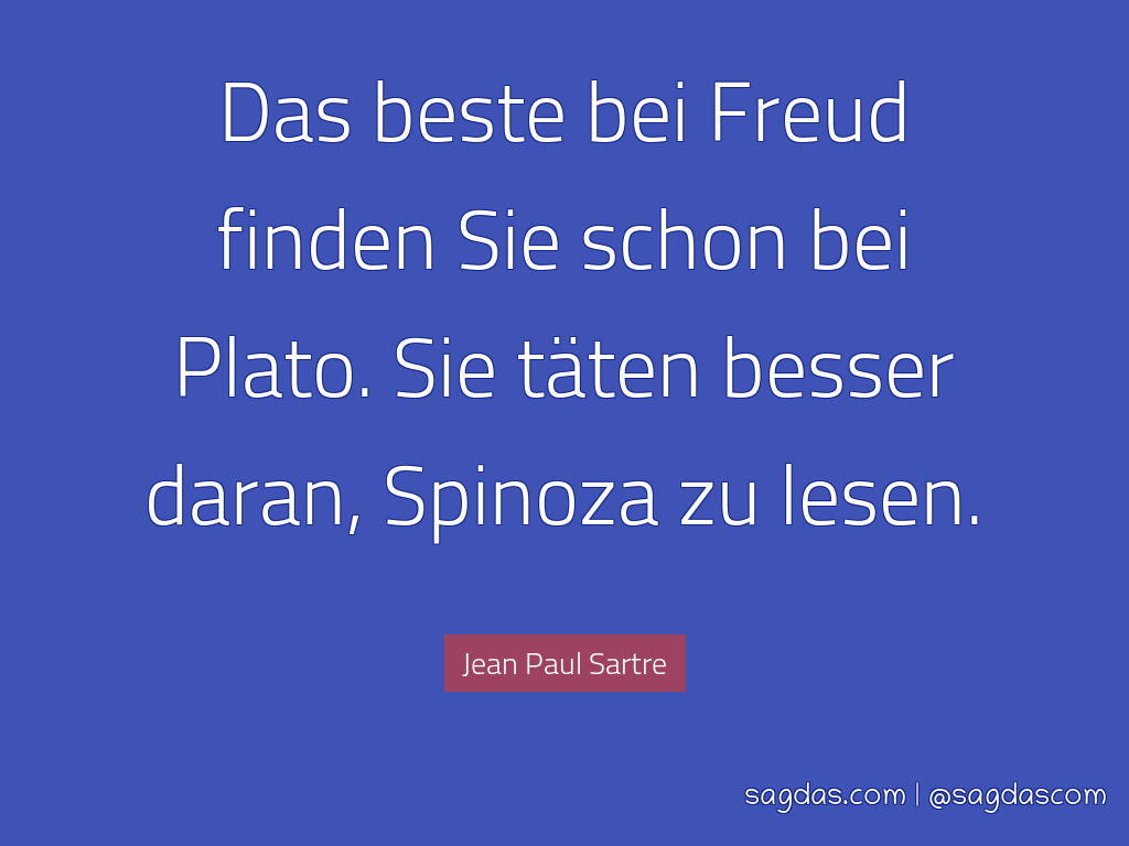 jean paul sartre sprueche das beste bei freud finden sie schon bei