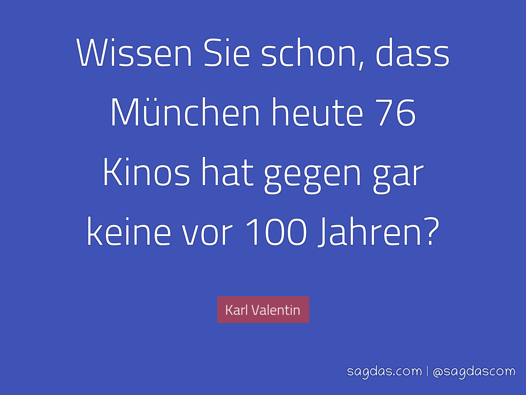 Karl Valentin Zitate