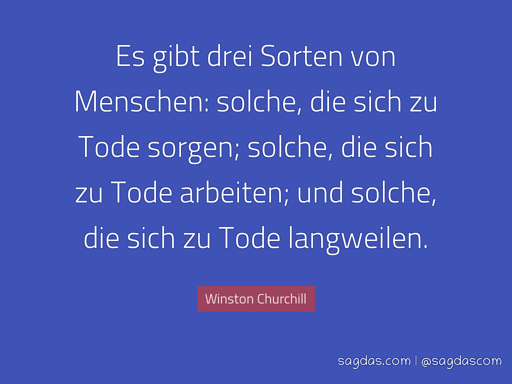 Winston Churchill Zitate